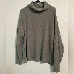 In The Style Green Cowl Neck Sweater